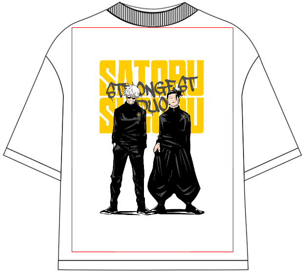 Satoru x Suguru Oversized Anime T-Shirt