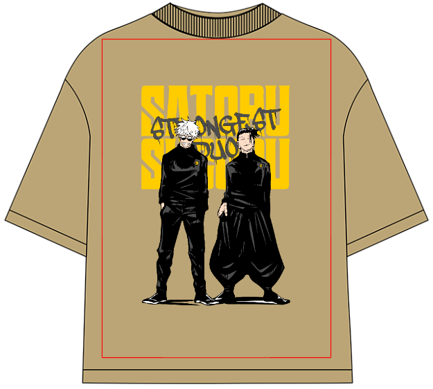 Satoru x Suguru Oversized Anime T-Shirt