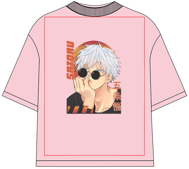 Satoru Gojo Oversized Anime T-Shirt