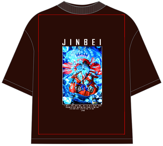 One Piece Jinbei Oversized Anime T-Shirt