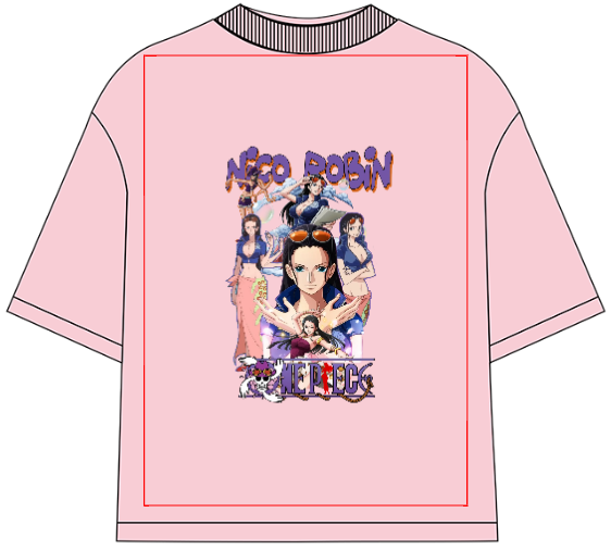 One Piece Nico Robin Oversized Anime T-Shirt