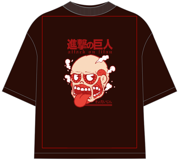 Colossal Titan Oversized Anime T-Shirt