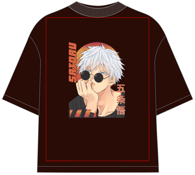 Satoru Gojo Oversized Anime T-Shirt