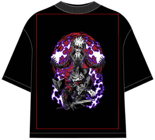 Black Clover Devil Union Mode Oversized Anime T-Shirt