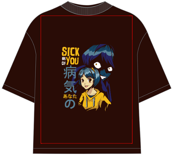 Wonder Egg Priority Ai Ohto Oversized Anime T-Shirt