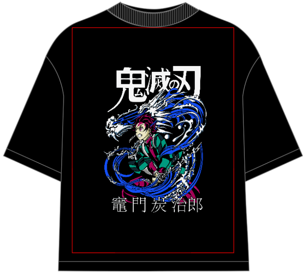 Demon Slayer Tanjiro Kamado Oversized Anime T-Shirt