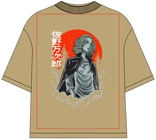 Tokyo Revenge Mikey Oversized Anime T-Shirt