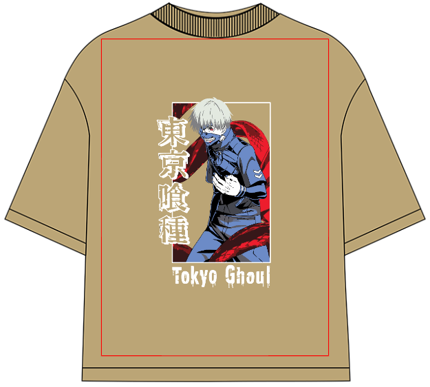 Tokyo Ghoul Ken Kaneki Oversized Anime T-Shirt