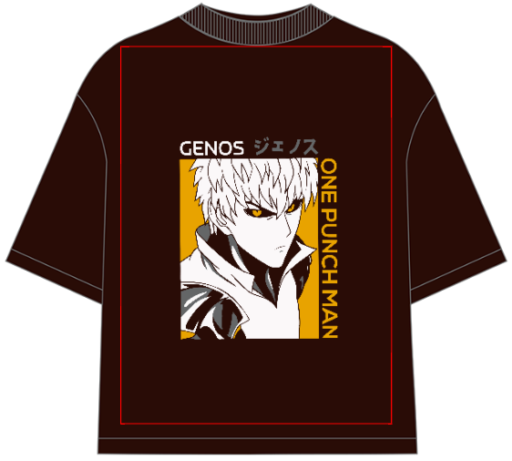 One Punch Man Genos Oversized Anime T-Shirt