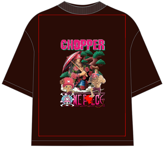 One Piece Tony Tony Chopper Oversized Anime T-Shirt