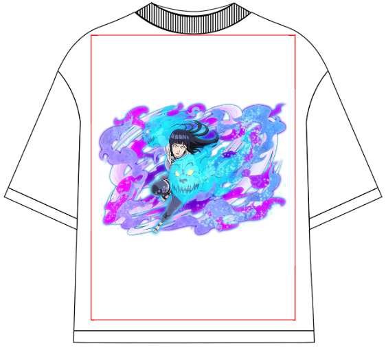 Hinata Hyuga Oversized Anime T-Shirt