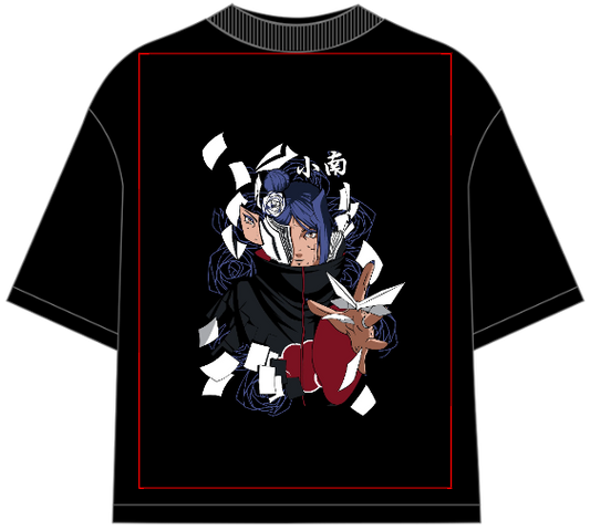 Naruto Akatsuki Konan Oversized Anime T-Shirt