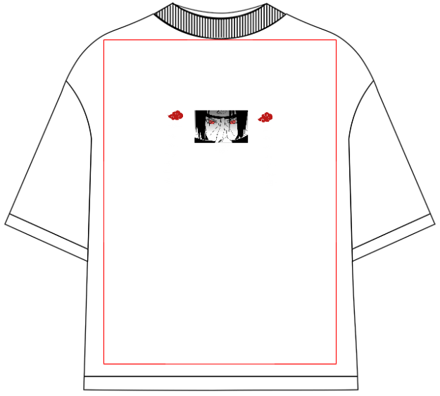 Itachi Uchiha Oversized Anime T-Shirt