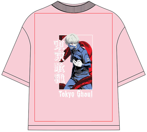 Tokyo Ghoul Ken Kaneki Oversized Anime T-Shirt