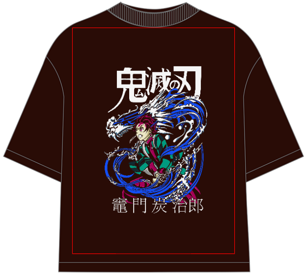 Demon Slayer Tanjiro Kamado Oversized Anime T-Shirt