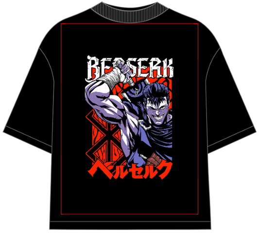 Berserk Guts Oversized Anime T-Shirt