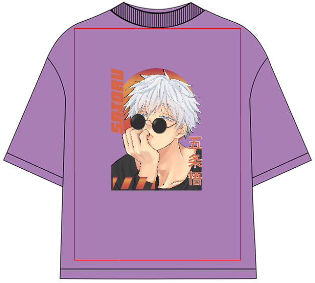 Satoru Gojo Oversized Anime T-Shirt