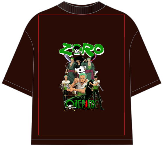 Roronoa Zoro Oversized Anime T-Shirt