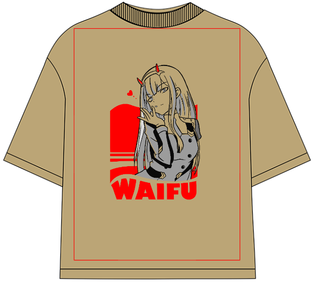 Chainsaw Man Waifu Oversized Anime T-Shirt