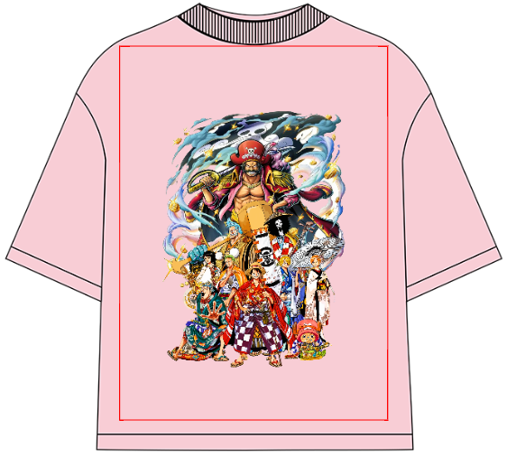 One Piece Wano Arc Oversized Anime T-Shirt