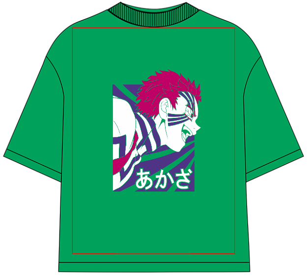 Demon Slayer Akaza Oversized Anime T-Shirt