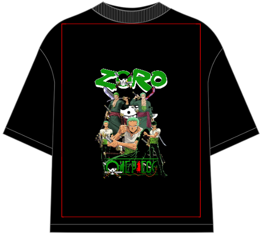 Roronoa Zoro Oversized Anime T-Shirt