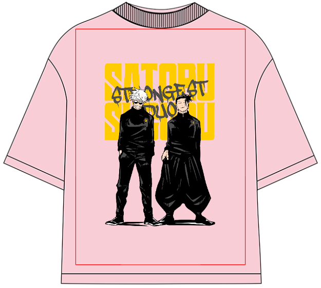 Satoru x Suguru Oversized Anime T-Shirt