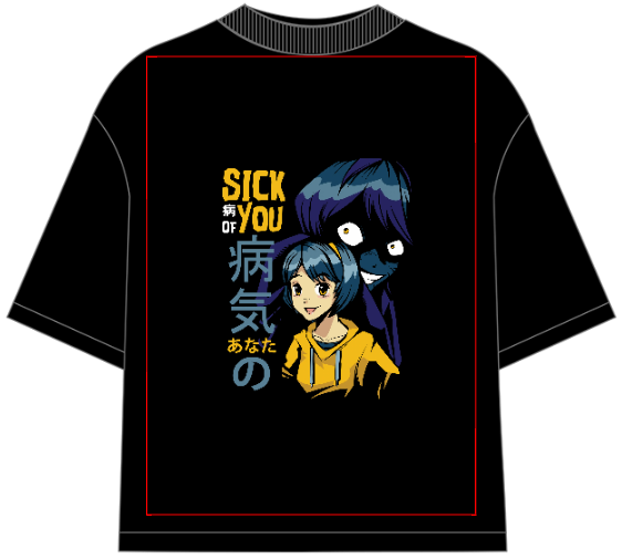 Wonder Egg Priority Ai Ohto Oversized Anime T-Shirt