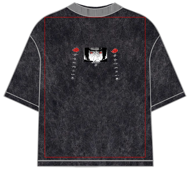 Itachi Uchiha Oversized Anime T-Shirt