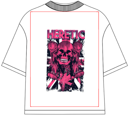 Heretic Illustration Oversized T-Shirt