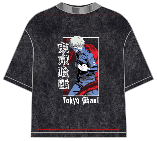 Tokyo Ghoul Ken Kaneki Oversized Anime T-Shirt