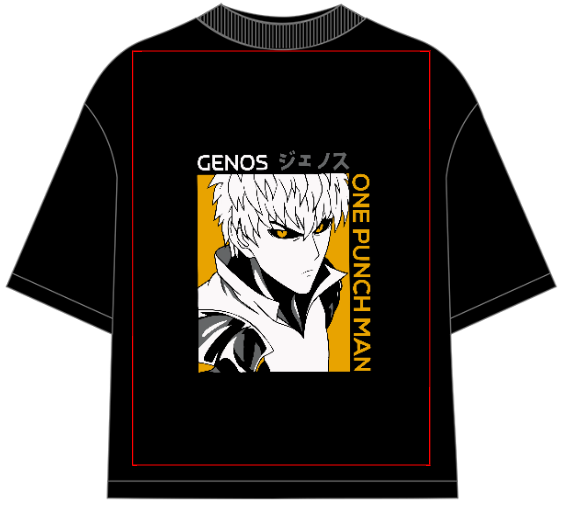 One Punch Man Genos Oversized Anime T-Shirt