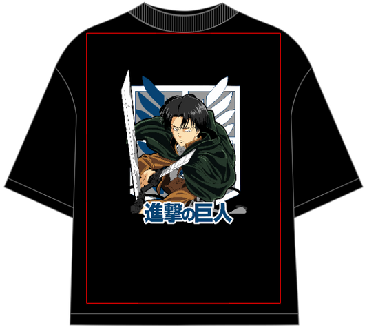 Levi Ackerman Oversized Anime T-Shirt