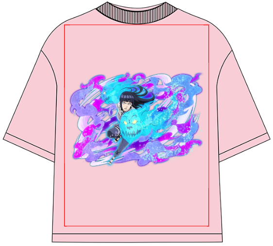 Hinata Hyuga Oversized Anime T-Shirt