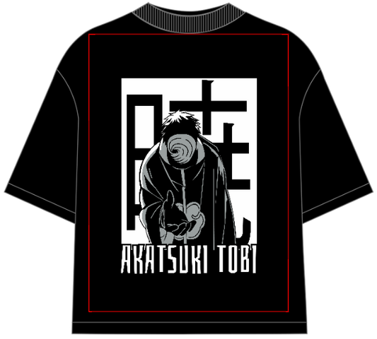 Naruto Akatsuki Tobi Oversized Anime T-Shirt