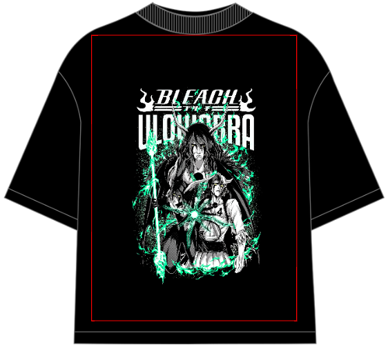 Bleach Ulquiorra Cifer Oversized Anime T-Shirt