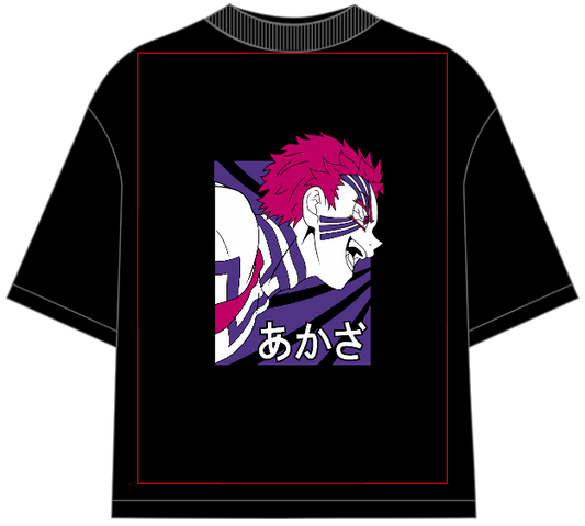 Demon Slayer Akaza Oversized Anime T-Shirt