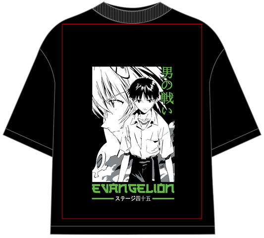 Shinji Ikari Oversized Anime T-Shirt