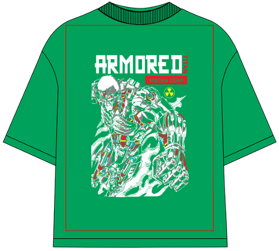 Armored Titan Oversized Anime T-Shirt