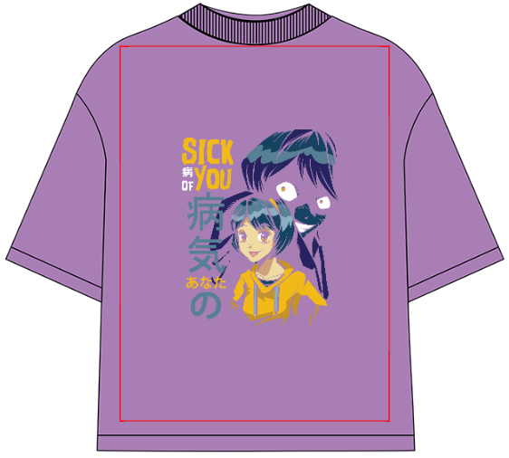 Wonder Egg Priority Ai Ohto Oversized Anime T-Shirt