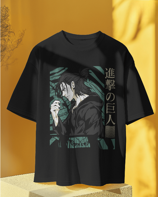 Attack on Titan Eren Yeager Oversized Anime T-Shirt