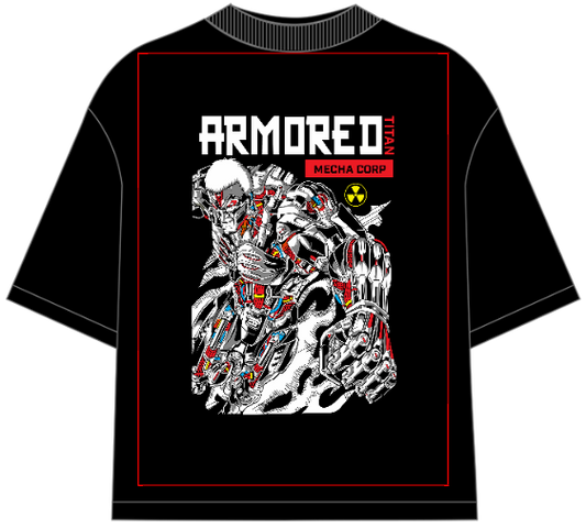 Armored Titan Oversized Anime T-Shirt