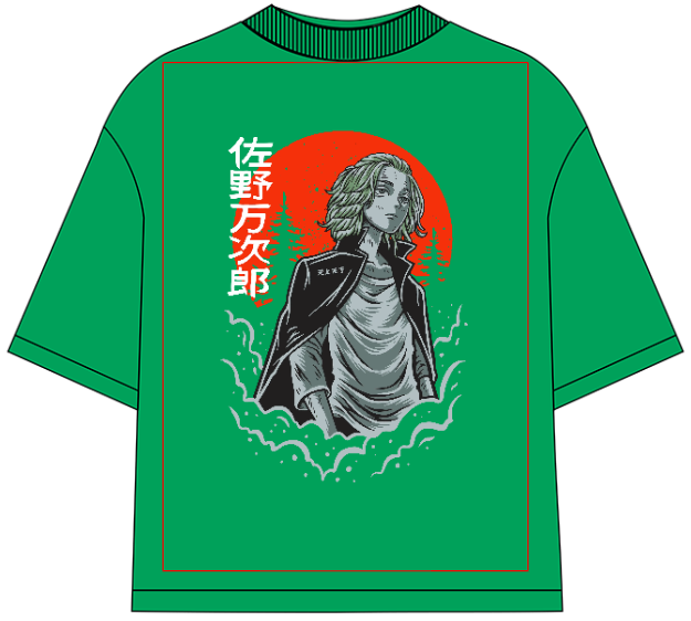 Tokyo Revenge Mikey Oversized Anime T-Shirt