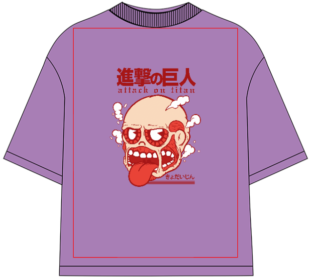 Colossal Titan Oversized Anime T-Shirt