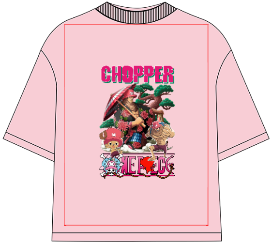 One Piece Tony Tony Chopper Oversized Anime T-Shirt