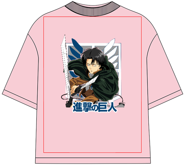 Levi Ackerman Oversized Anime T-Shirt