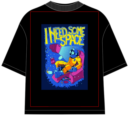 I Need Some Space Oversized T-Shirt