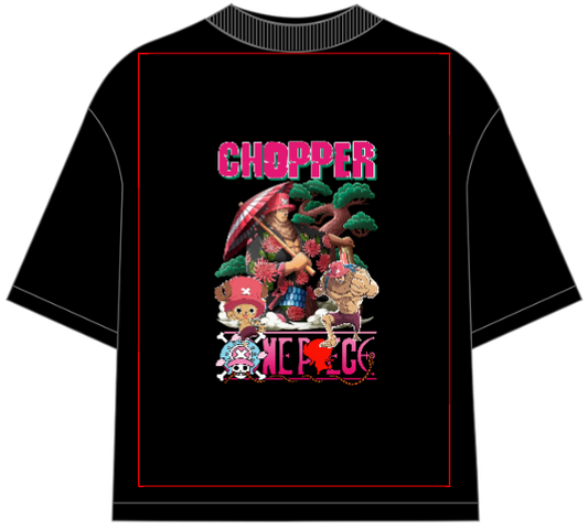 One Piece Tony Tony Chopper Oversized Anime T-Shirt