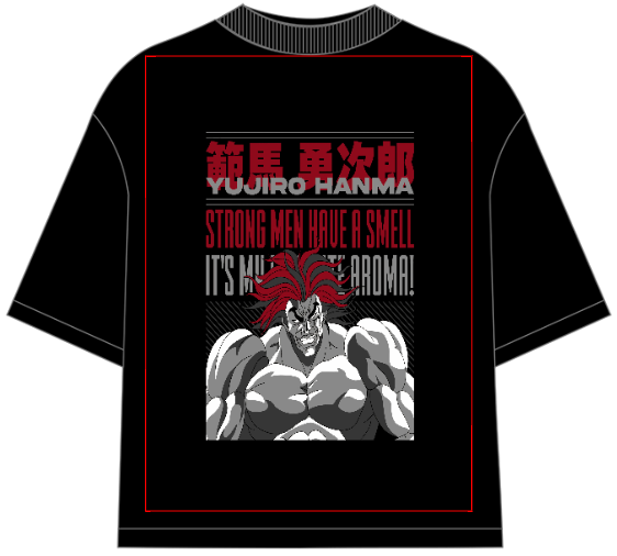 Yujiro Hanma Oversized Anime T-Shirt