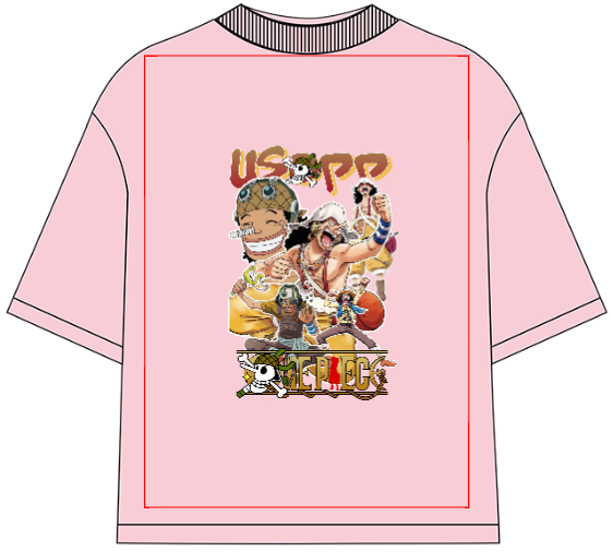 One Piece God Usopp Oversized Anime T-Shirt